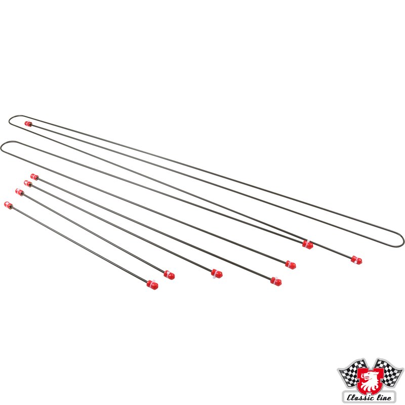PartzBiz CE 8361500210 - Brake line kit, 6 pieces