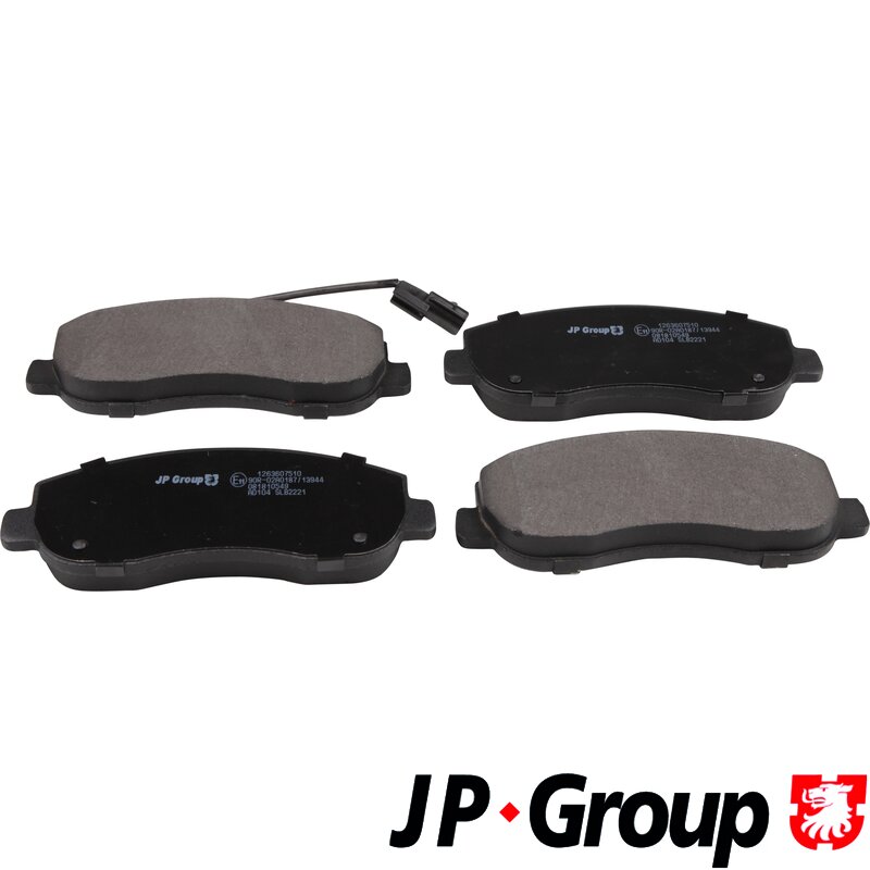 PartzBiz CE 1263607510 - Brake Pad Set, disc brake