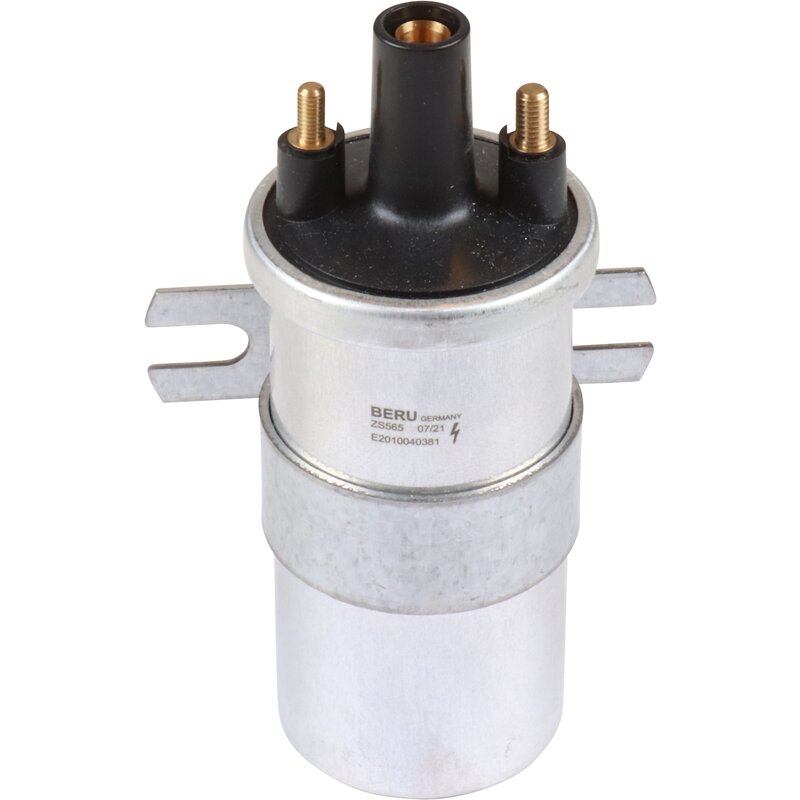 PartzBiz CE 1691600502 - Ignition coil, 12 Volt, silver, Beru ZS565