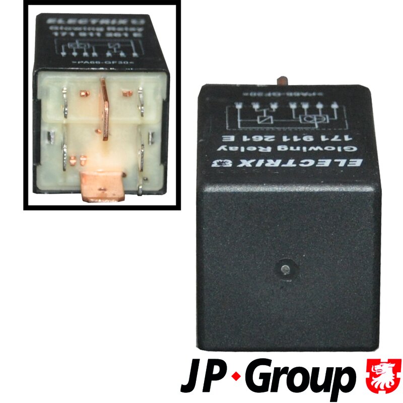PartzBiz CE 1199206600 - Relay, glow plug system