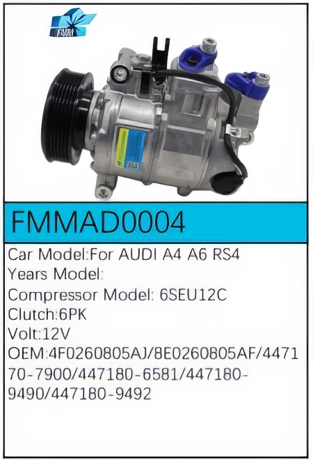 PartzBiz CE FMMAD0004 - Compressor for  Audi - FMMAD0004
