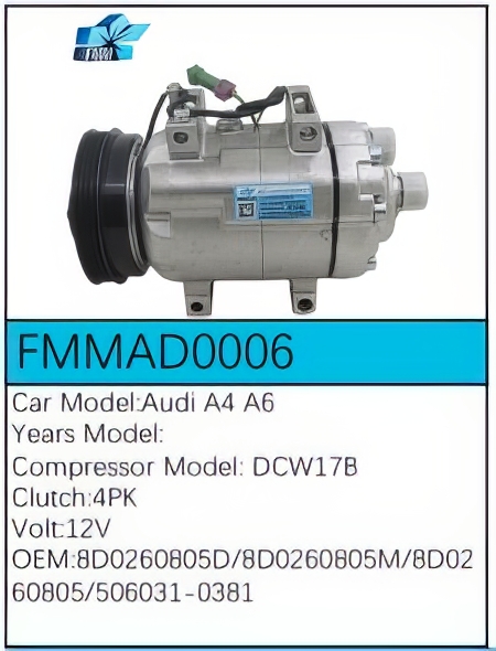 PartzBiz CE FMMAD0006 - Compressor for  Audi - FMMAD0006