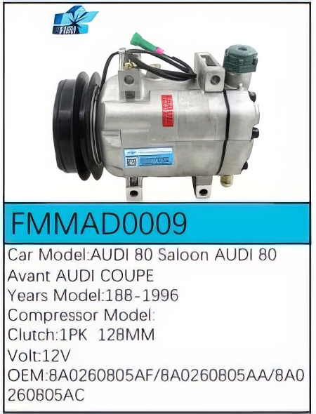 PartzBiz CE FMMAD0009 - สำหรับคอมเพรสเซอร์ Audi - FMMAD0009