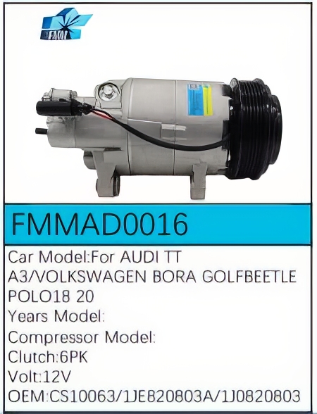 PartzBiz CE FMMAD0016 - Compressor for  Audi - FMMAD0016