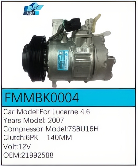 PartzBiz CE FMMBK0004 - สำหรับคอมเพรสเซอร์ Buick - FMMBK0004
