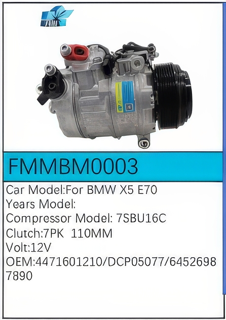 PartzBiz CE FMMBM0003 - สำหรับคอมเพรสเซอร์ BMW - FMMBM0003