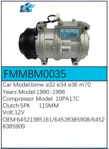 PartzBiz CE FMMBM0035 - สำหรับคอมเพรสเซอร์ BMW - FMMBM0035
