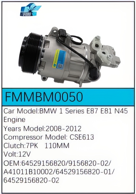 PartzBiz CE FMMBM0050 - สำหรับคอมเพรสเซอร์ BMW - FMMBM0050