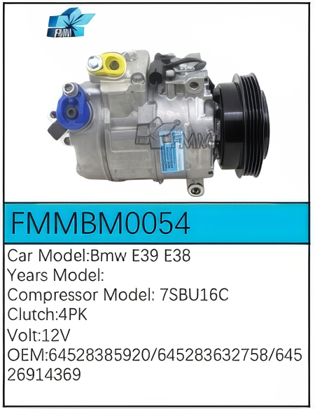 PartzBiz CE FMMBM0054 - สำหรับคอมเพรสเซอร์ BMW - FMMBM0054