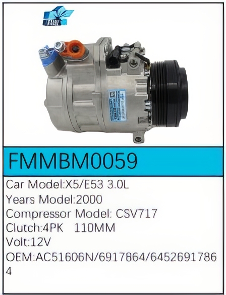 PartzBiz CE FMMBM0059 - สำหรับคอมเพรสเซอร์ BMW - FMMBM0059