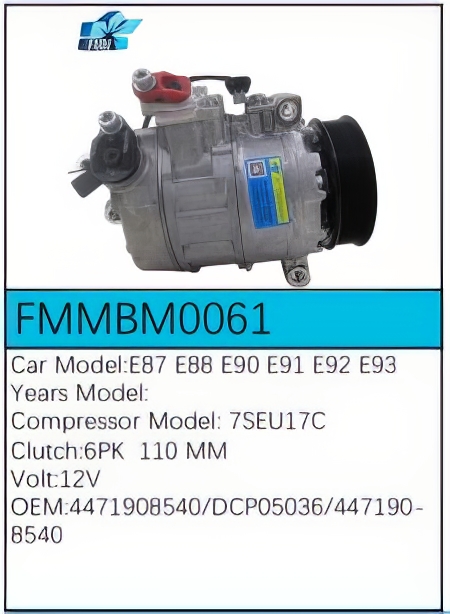 PartzBiz CE FMMBM0061 - สำหรับคอมเพรสเซอร์ BMW - FMMBM0061