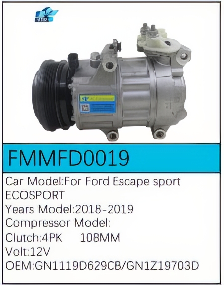 PartzBiz CE FMMFD0019 - Compressor for Ford - FMMFD0019