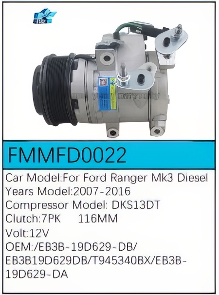 PartzBiz CE FMMFD0022 - Compressor for Ford - FMMFD0022