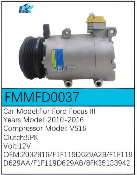 PartzBiz CE FMMFD0037 - Compressor for  Ford - FMMFD0037