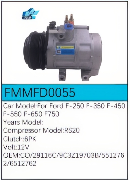 PartzBiz CE FMMFD0055 - สำหรับคอมเพรสเซอร์ Ford - FMMFD0055
