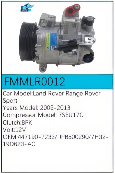 PartzBiz CE FMMLR0012 - สำหรับคอมเพรสเซอร์ Land Rover - FMMLR0012