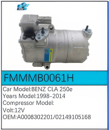 PartzBiz CE FMMMB0061H - Compressor for Mercedes-Benz - FMMMB0061H