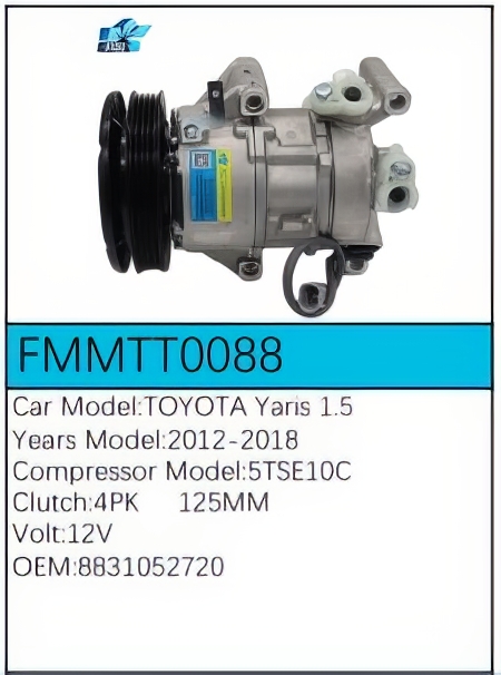 PartzBiz CE FMMTT0088 - สำหรับคอมเพรสเซอร์ Toyota - FMMTT0088