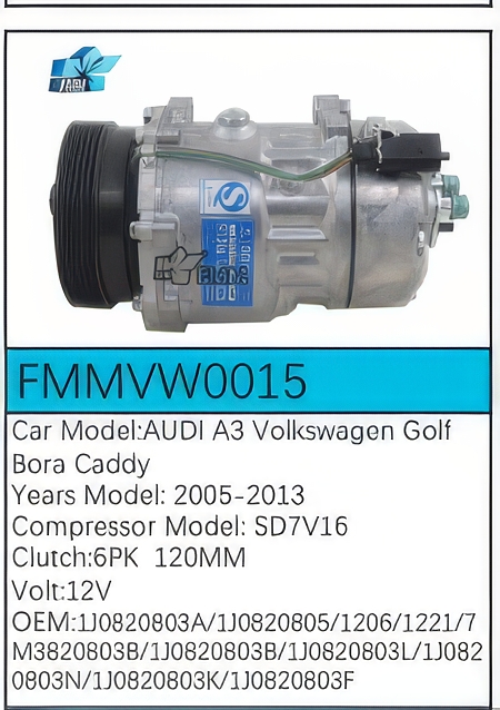 PartzBiz CE FMMVW0015 - สำหรับคอมเพรสเซอร์ Volkswagen - FMMVW0015