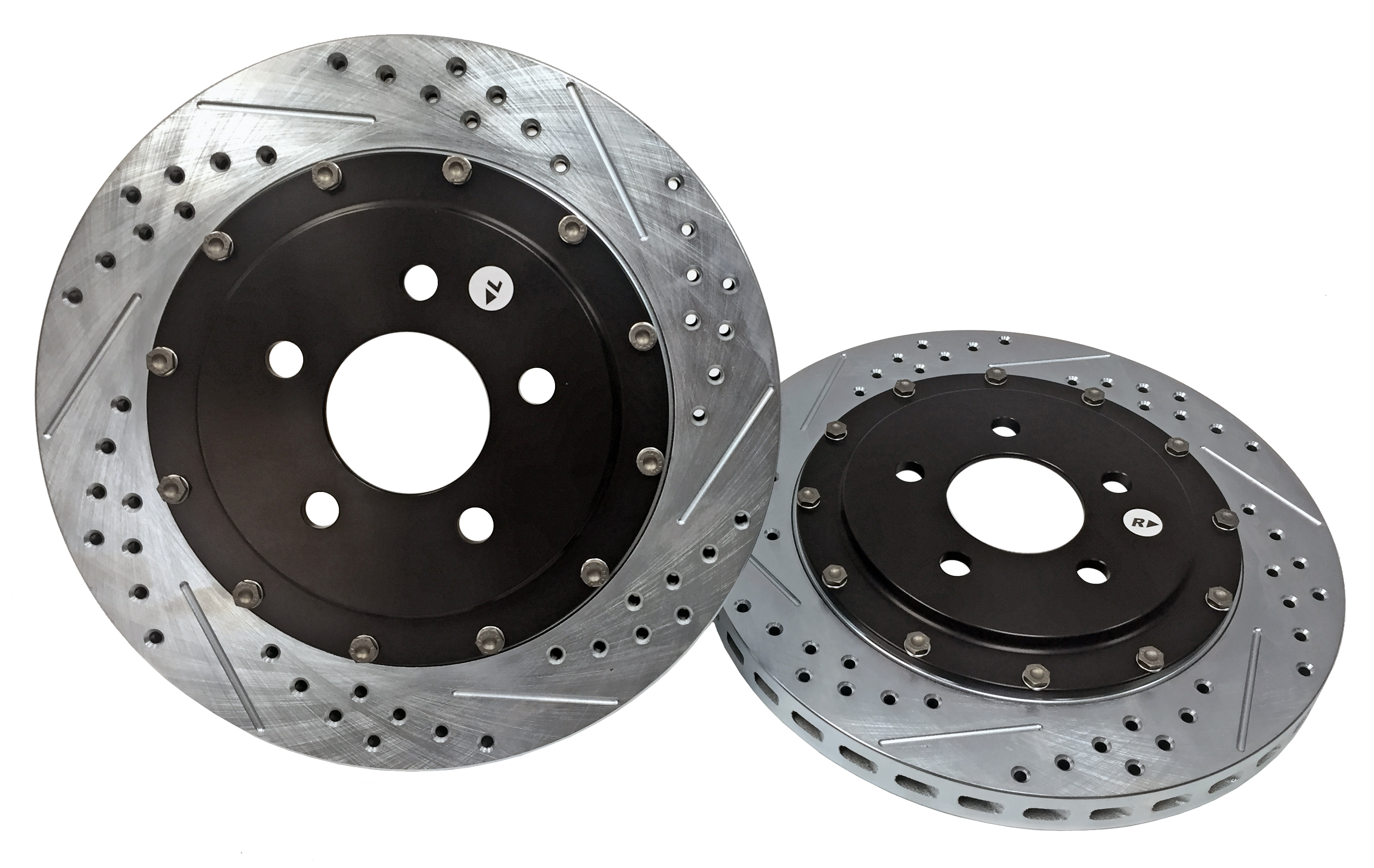 PartzBiz CM 2261002 - Baer Brakes EradiSpeed+ Front 2-piece Performance Brake Rotors