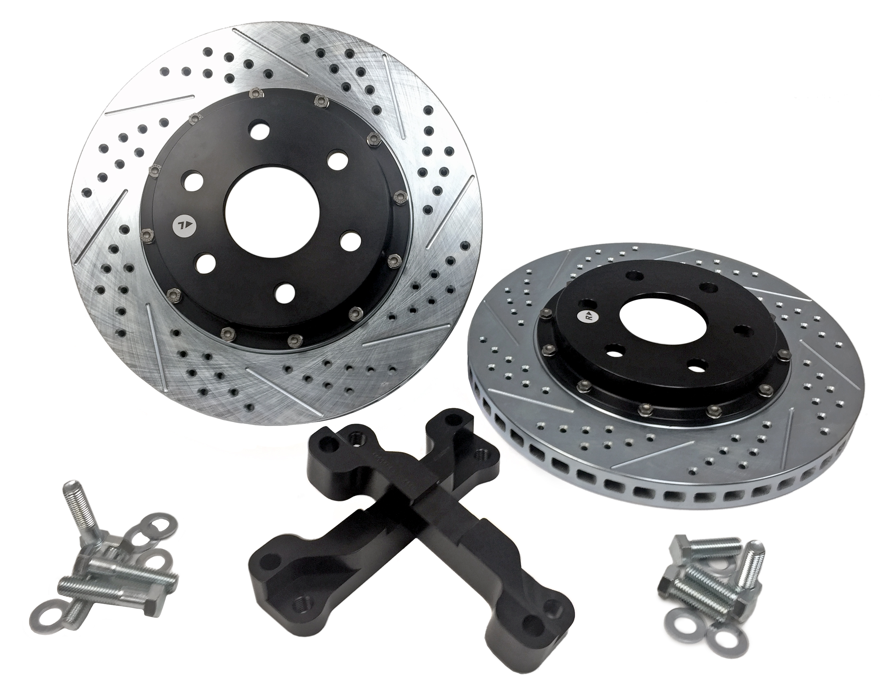 PartzBiz CM 2301028 - Baer Brakes EradiSpeed+ Front 2-piece Performance Brake Rotors
