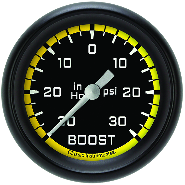 PartzBiz CM AX341YBPF - Autocross Yellow 2 5/8" เกจ Boost/Vac
