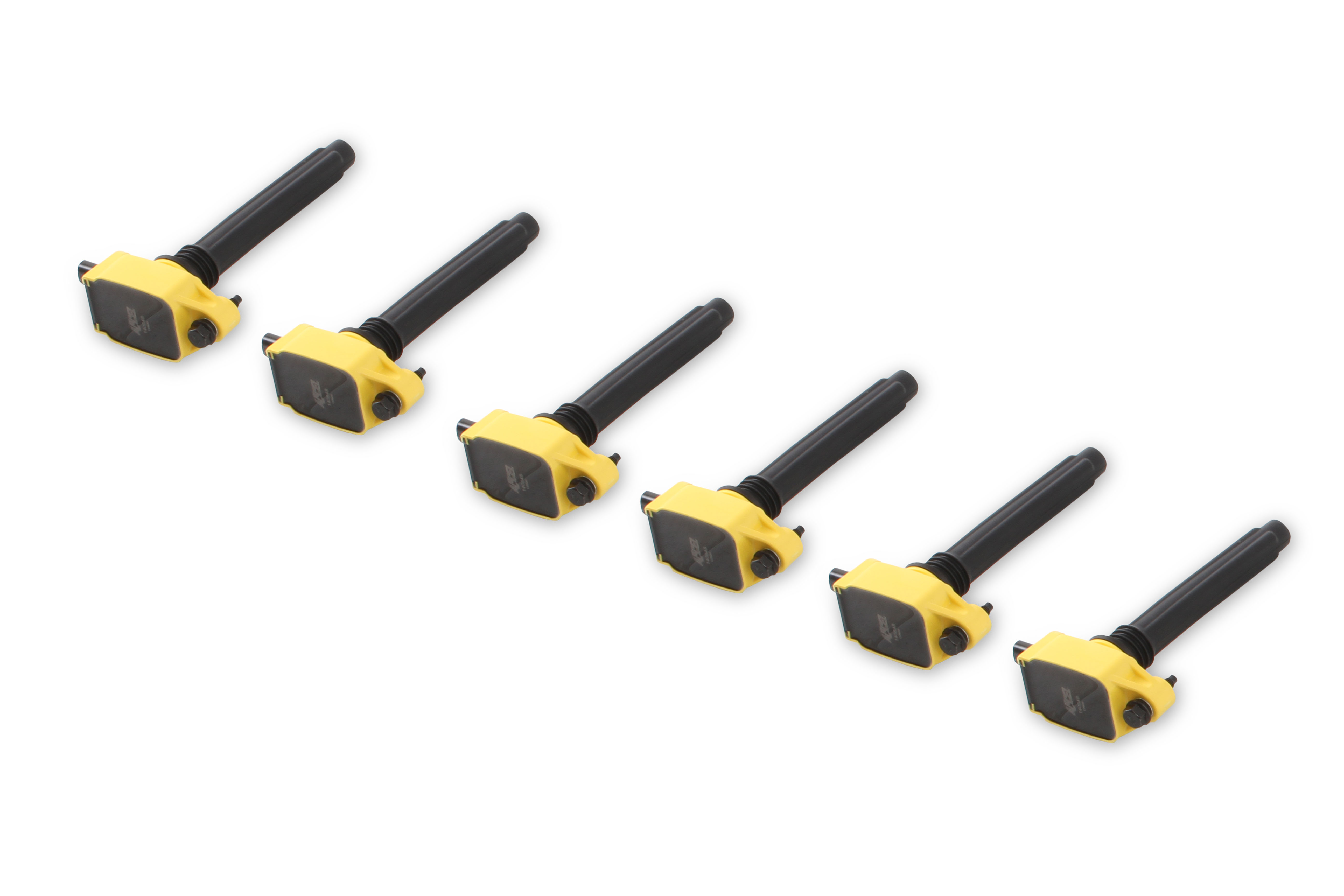 PartzBiz CM 140648-6 - ACCEL Ignition Coil - SuperCoil - 2011-2016 Mopar -3.6L V6 - Yellow - 6-Pack