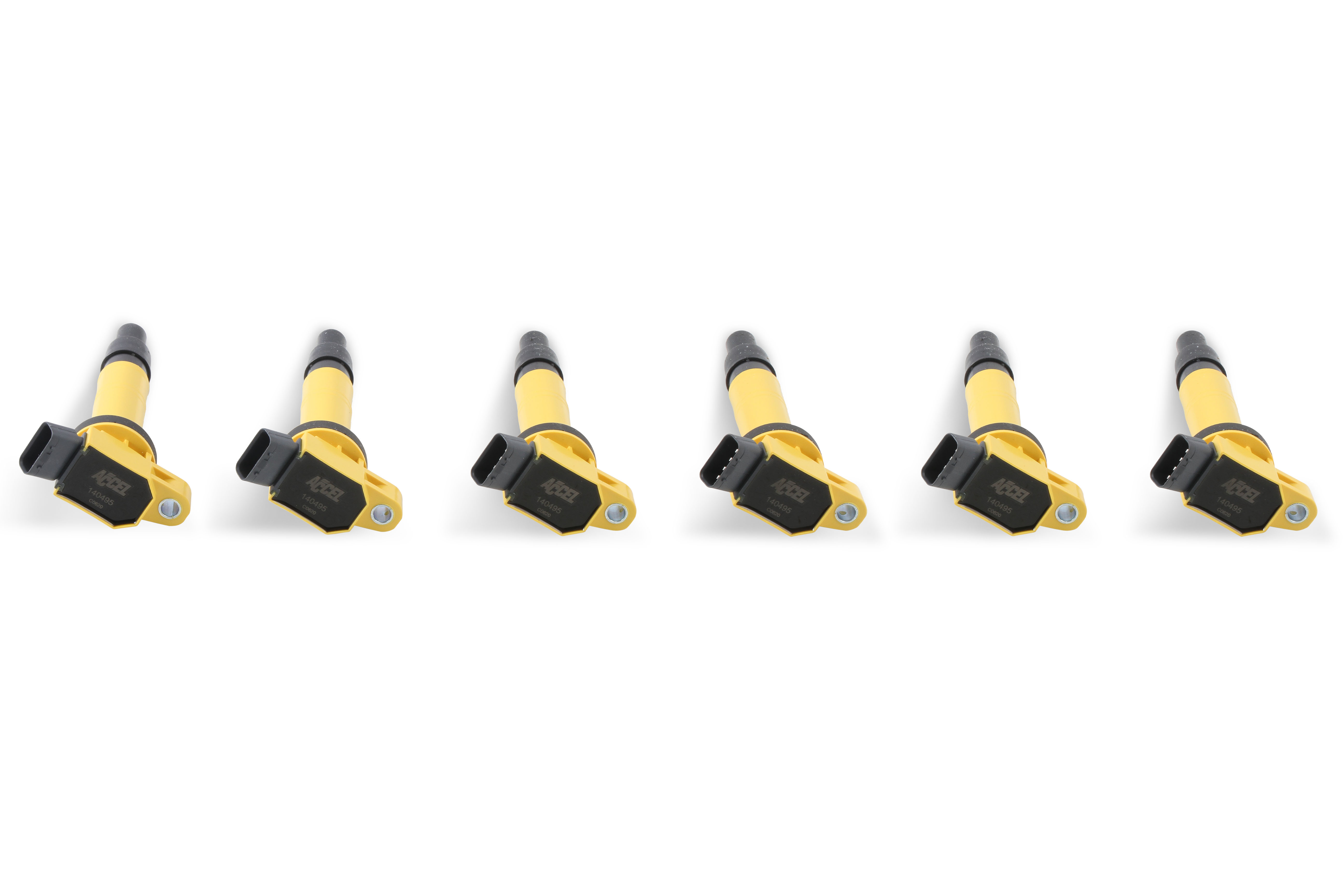 PartzBiz CM 140495-6 - ACCEL Ignition Coil - SuperCoil - Toyota - 2.4/2.7/4.0L - I4/V6 - 6-Pack
