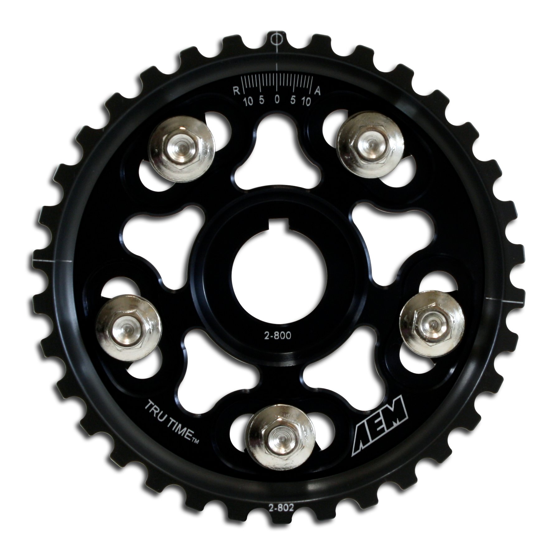 PartzBiz CM 23-802BK - AEM Tru-Time Adjustable Cam Gears
