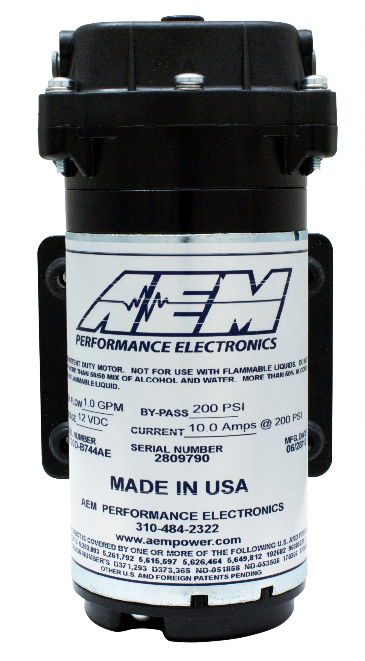 AEM Water/Methanol  1/4" Push-Lock Hose Pump – AEM 30-3015 – image 7