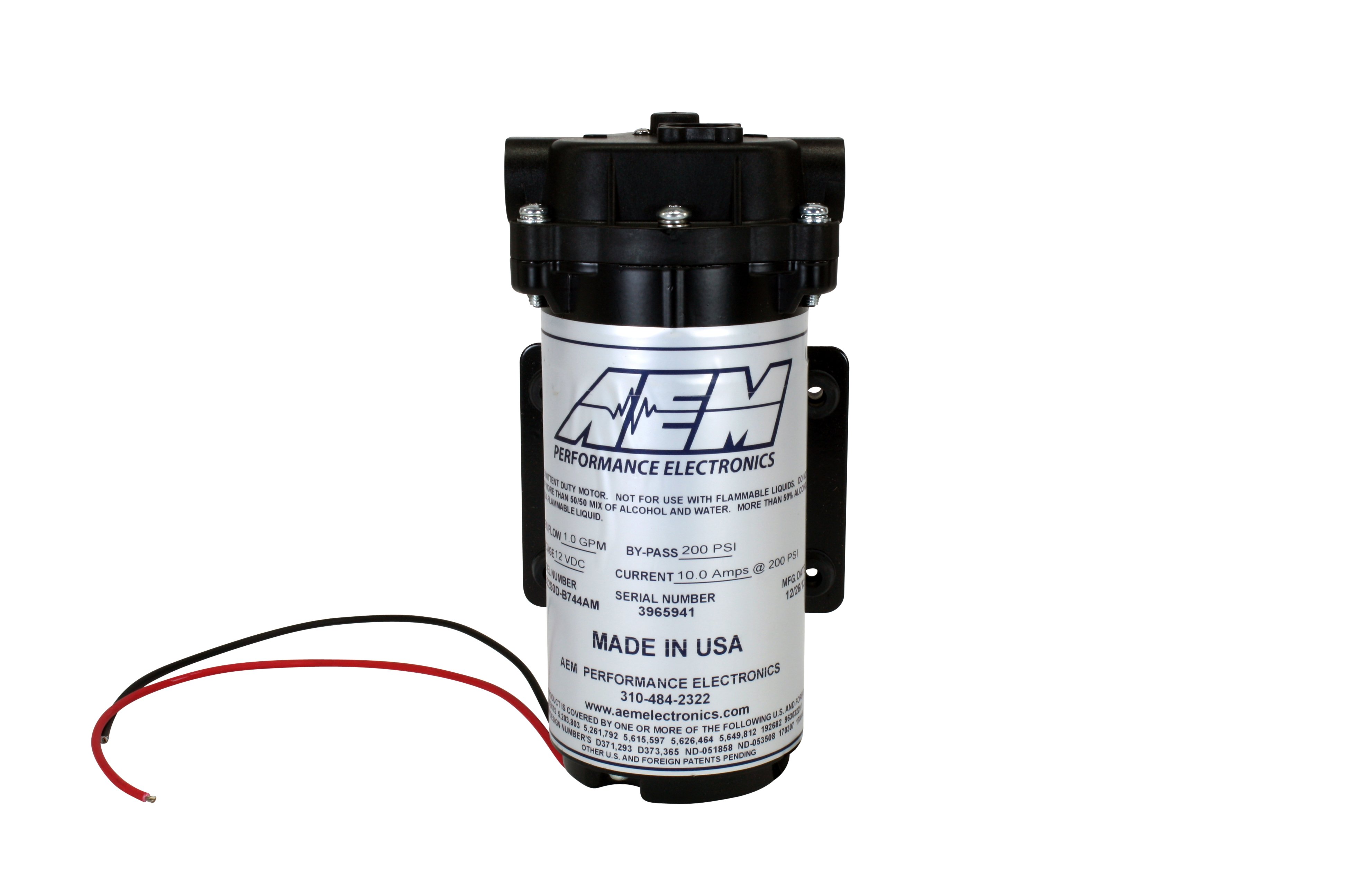 PartzBiz CM 30-3018 - AEM Water/Methanol 3/8" NPT Pump