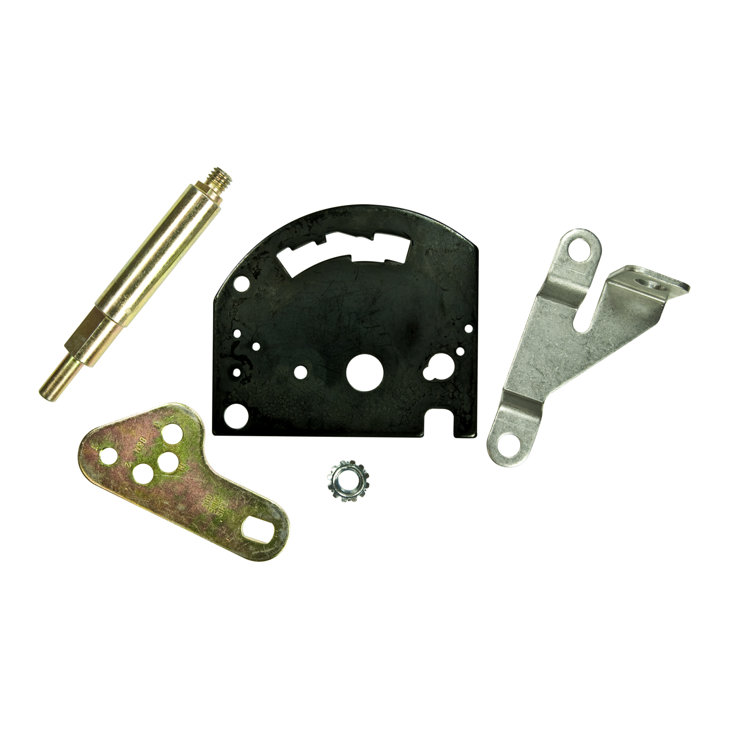 PartzBiz CM 80713 - B&M Gate Plate, Shift Lever & Cable Bracket for Powerglide Transmissions