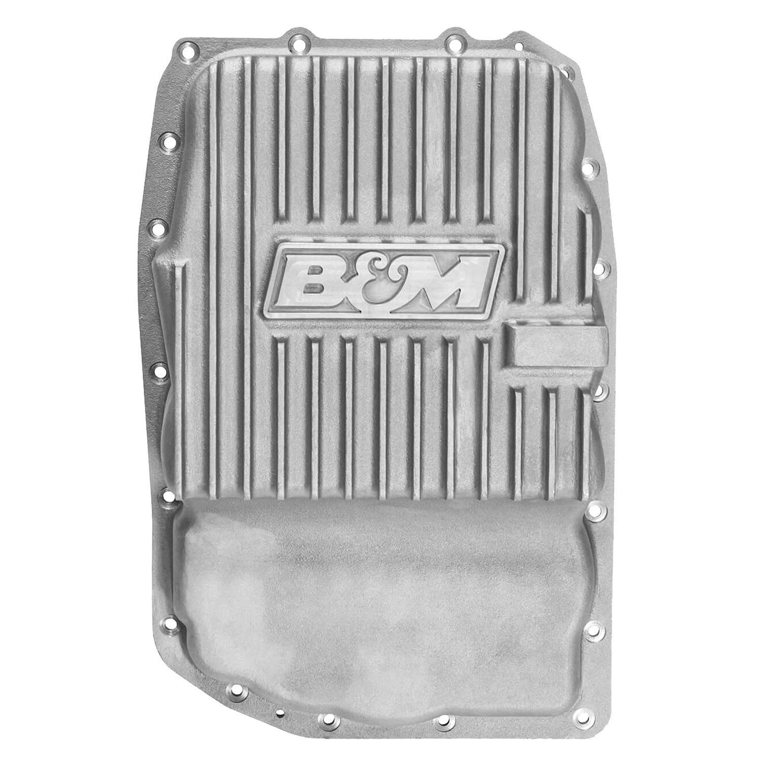 PartzBiz CM 70392 - B&M Hi-Tek Deep Transmission Pan - Aluminum - 6L80E