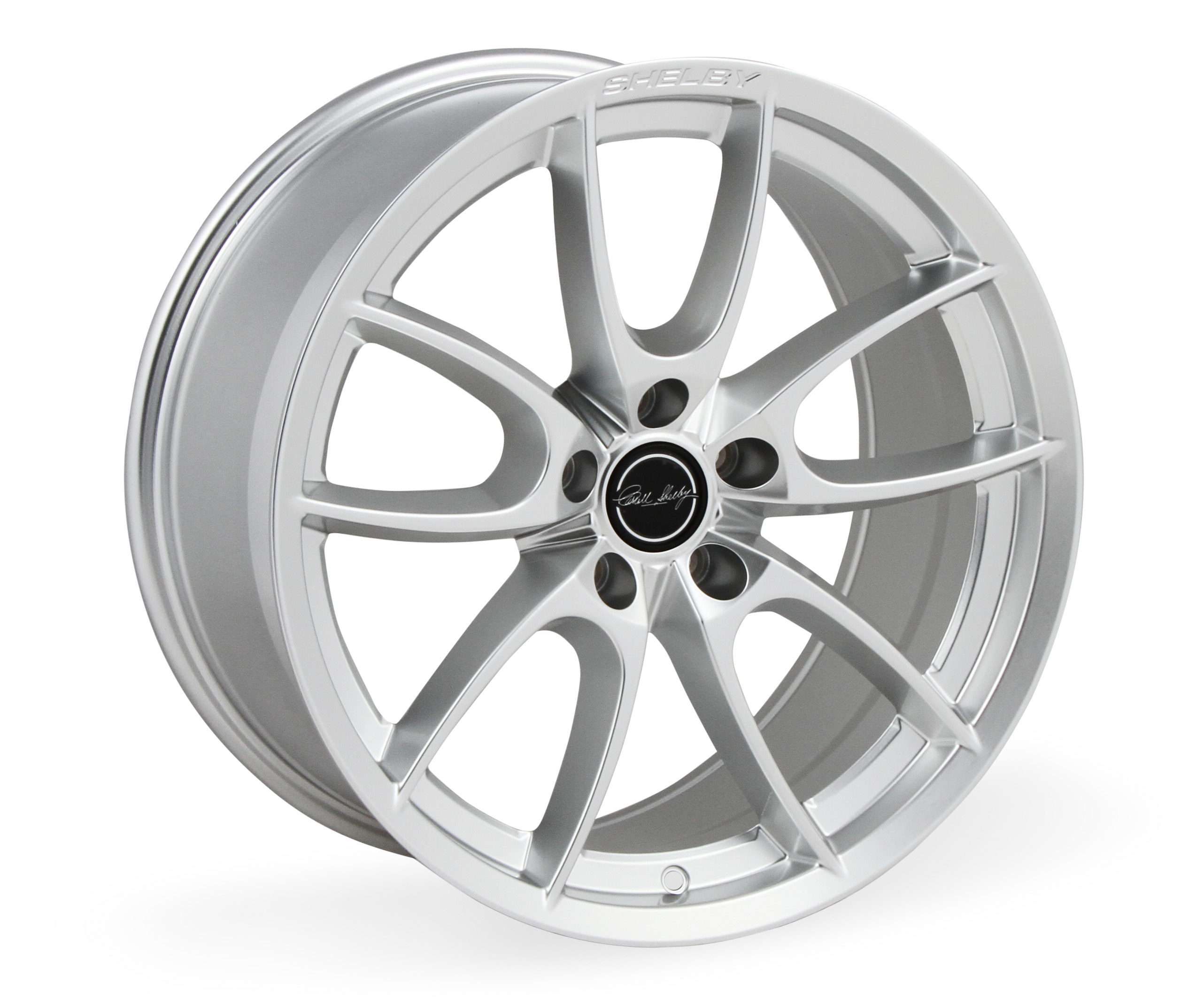 PartzBiz CM CS5-995534-CP - Carroll Shelby Wheels CS5 - 19 x 9.5 in. - 5 x 114.3 - 34mm Offset - Chrome Powder