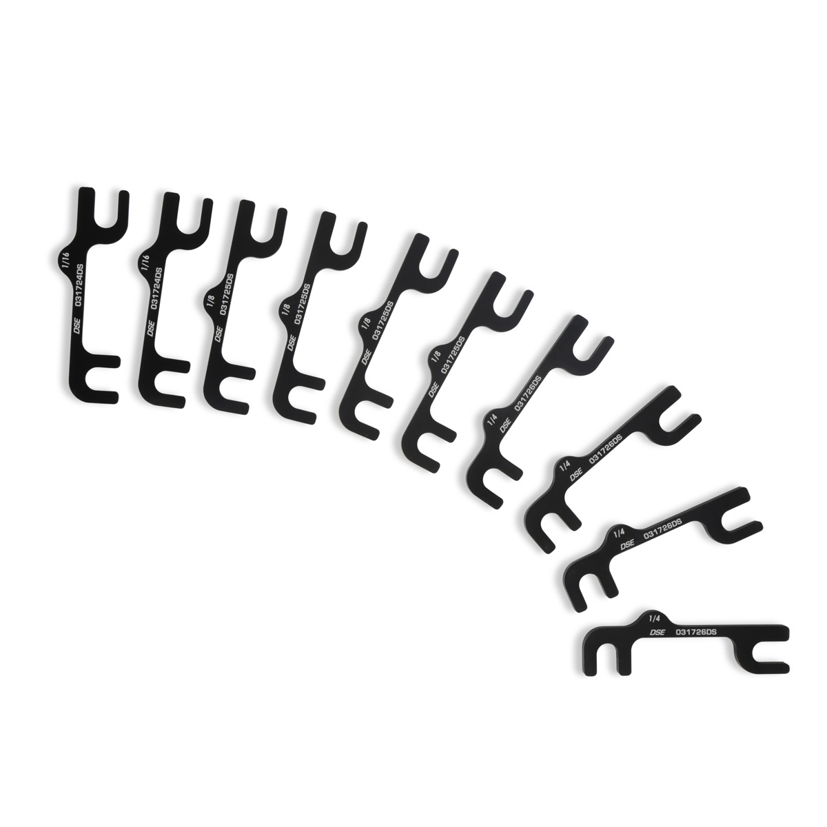 PartzBiz CM 031723DS - 1964-1966 Mustang Camber Shim Track Kit
