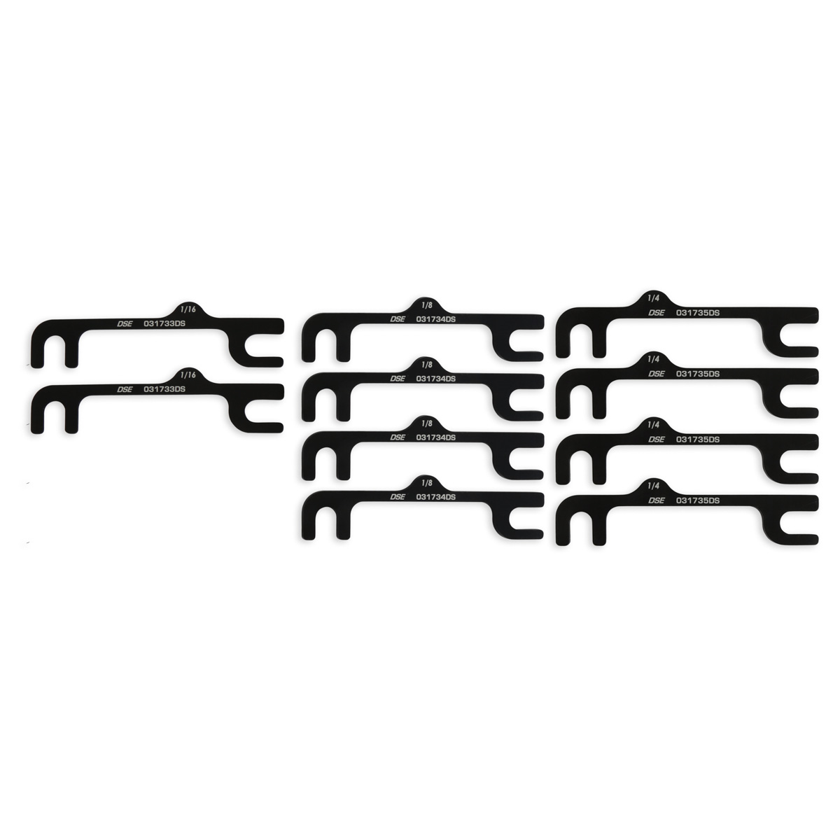 PartzBiz CM 031727DS - 1967-1970 Mustang Camber Shim Track Kit