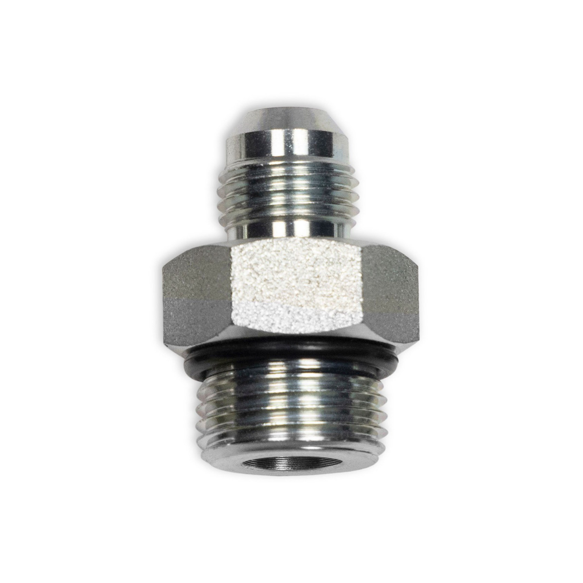 PartzBiz CM 090231DS - Detroit Speed 9/16 in.-18 Male JIC to 3/4 in.-16 Male O-Ring Boss - Straight Fitting