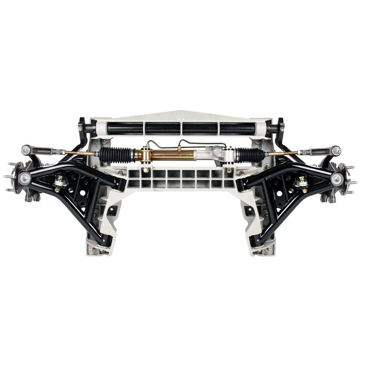 ระบบกันสะเทือนหน้า Detroit Speed ​​Aluma-Frame - โช๊ครีโมทแบบปรับได้คู่ – Detroit Speed 032050-RDS – รูปที่ 3