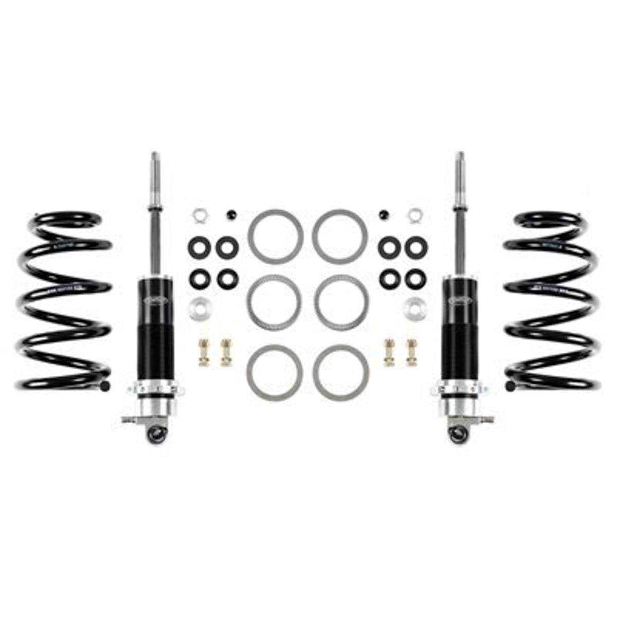 PartzBiz CM 030313-SDS - Detroit Speed Front Coilover Conversion Kit -  - Single Adjustable Shocks - SBC/LS