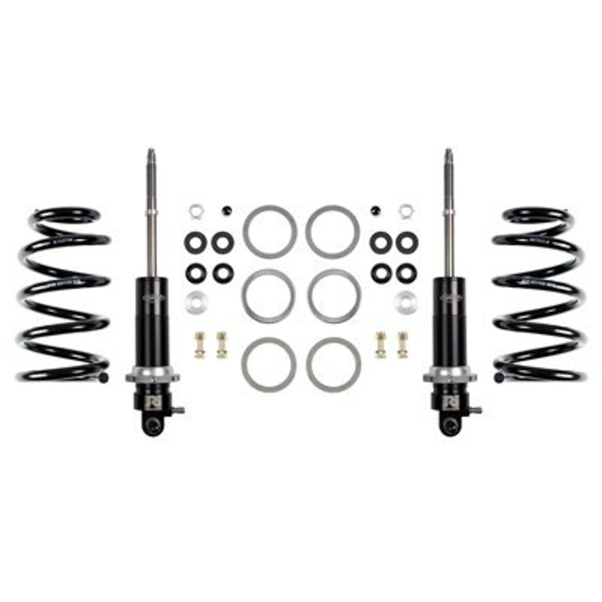 PartzBiz CM 030312-SDS - Detroit Speed Front Coilover Conversion Kit - Single Adjustable Shock - BBC