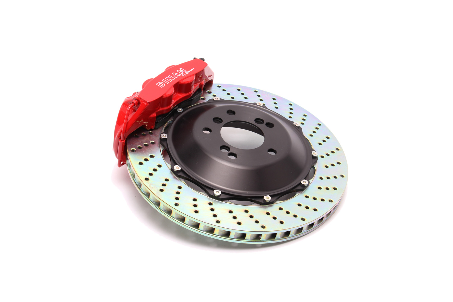 PartzBiz CM D290-0909-RD - Dinan for Brembo Rear Brake Set - 2006-2013 BMW 3-Series