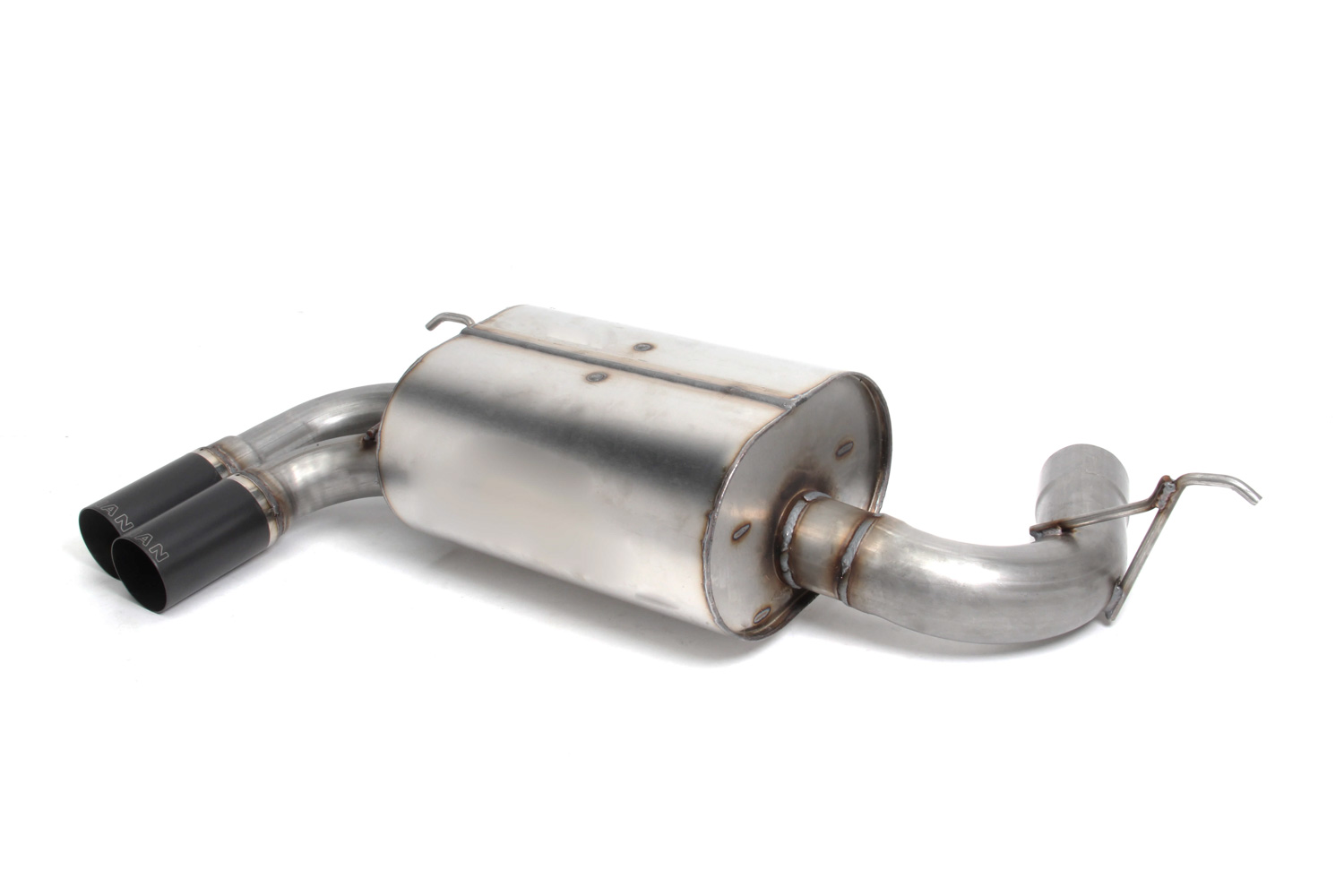 PartzBiz CM D660-0069-BLK - Dinan Free Flow Axle-Back Exhaust - 2016-2020 BMW 330i/430i