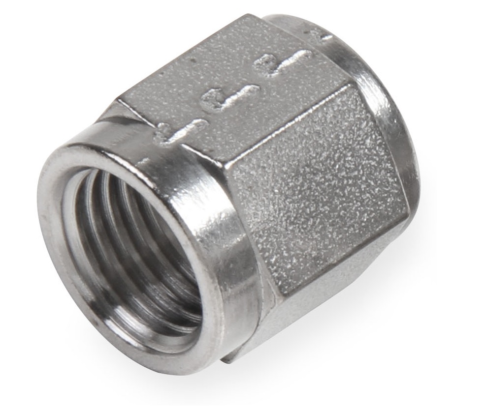 PartzBiz CM SS981808ERL - Earl's -8 AN Stainless Steel Tube Nut