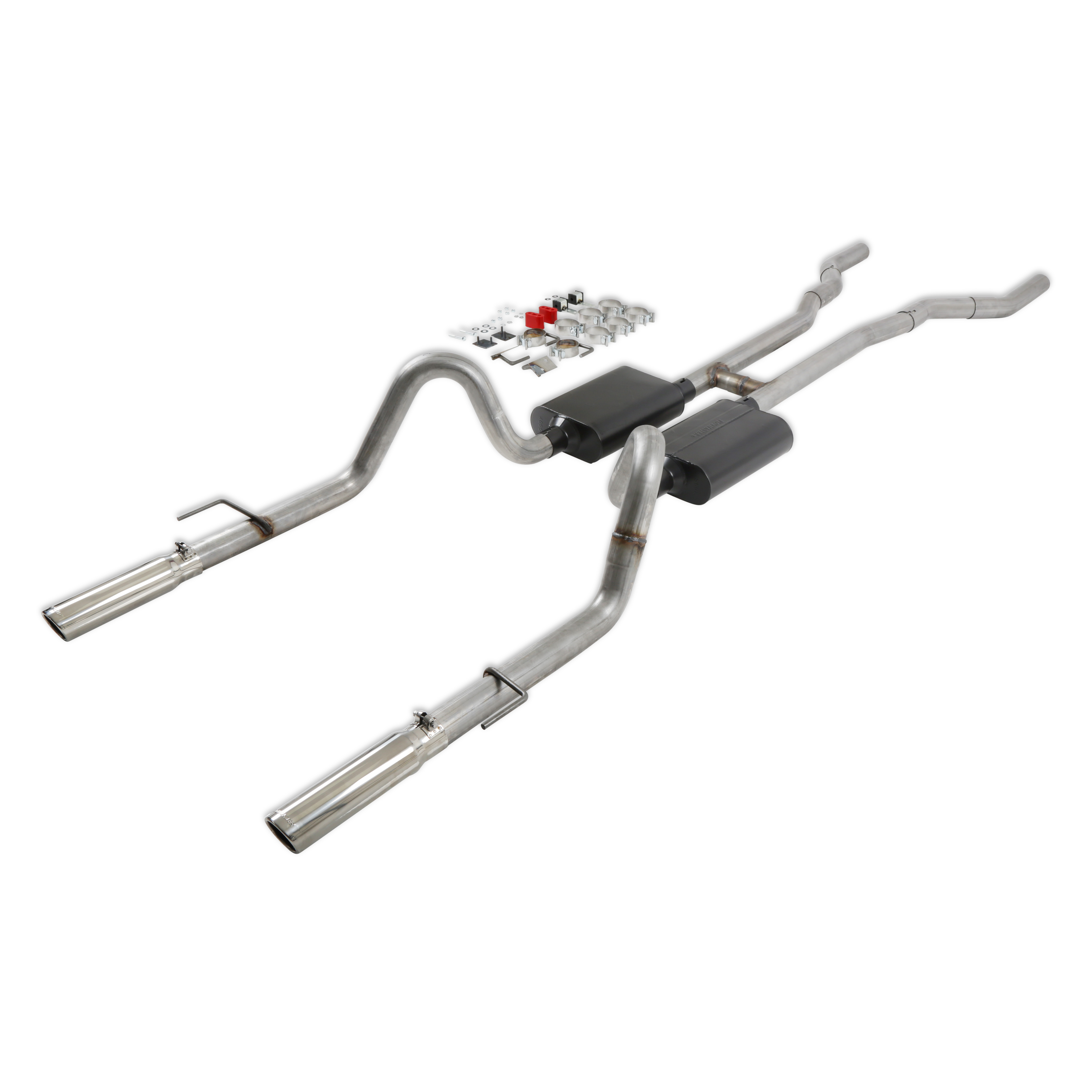 PartzBiz CM 817281 - Flowmaster American Thunder Crossmember-Back Exhaust System