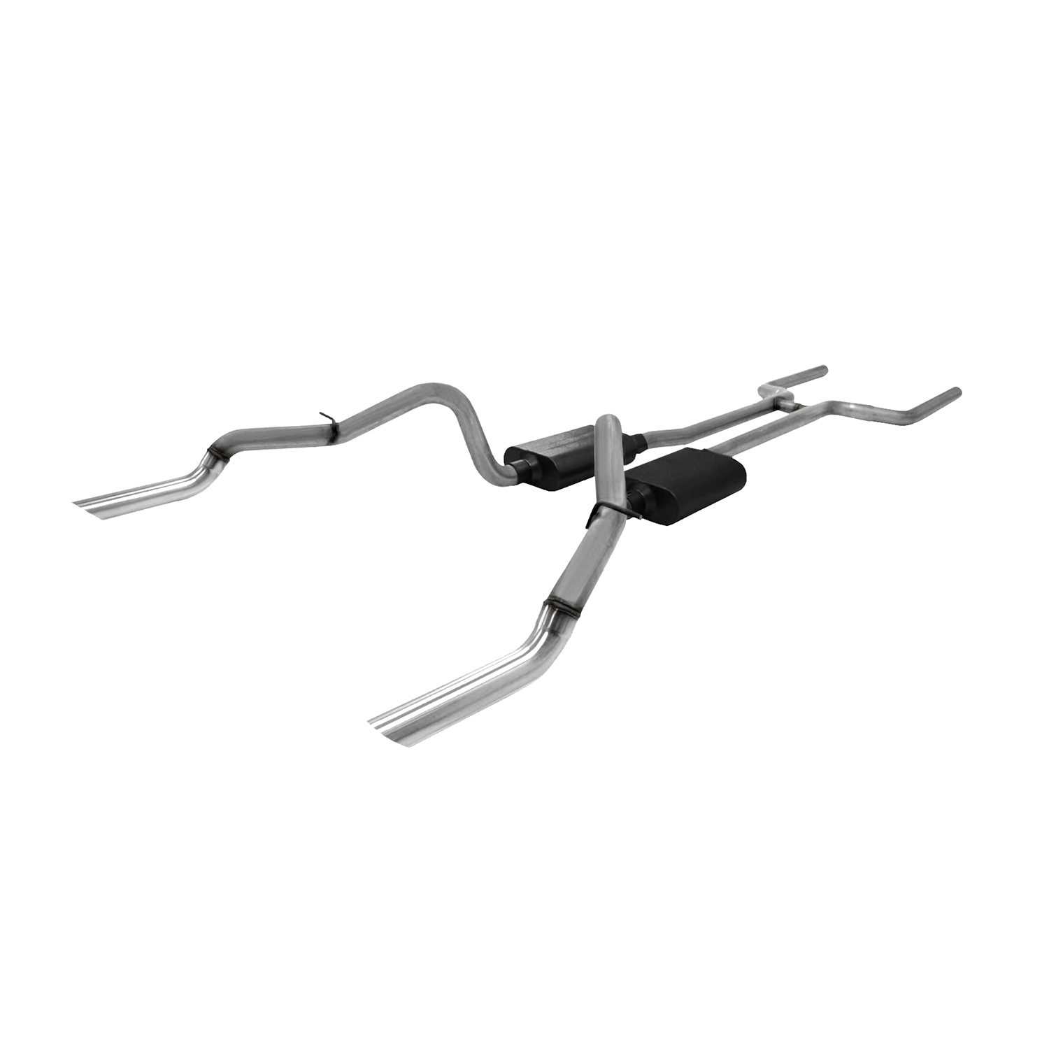 PartzBiz CM 17139 - Flowmaster American Thunder Crossmember-Back Exhaust System