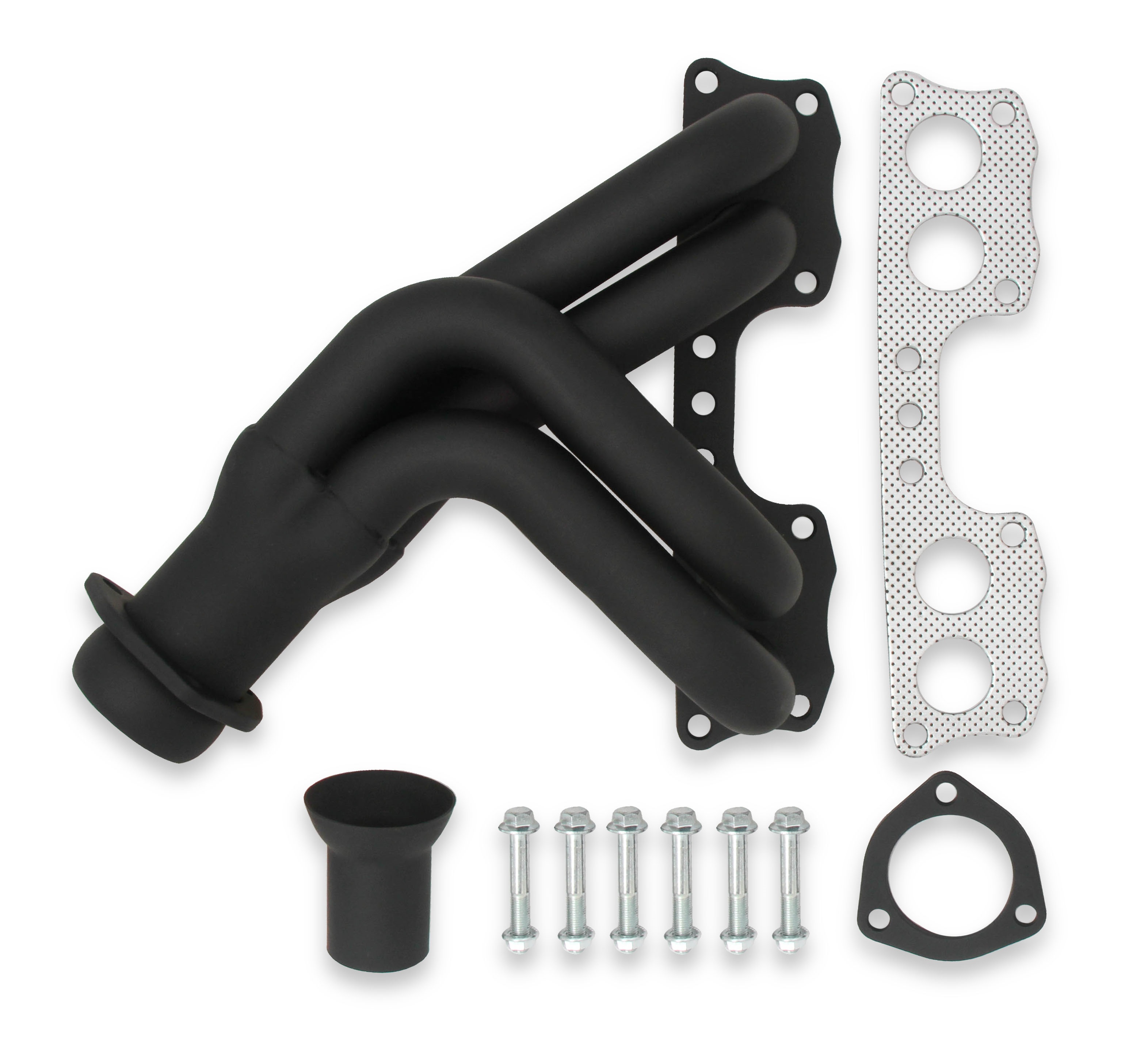 PartzBiz CM 19000FLT - Flowtech Shorty Header - Painted