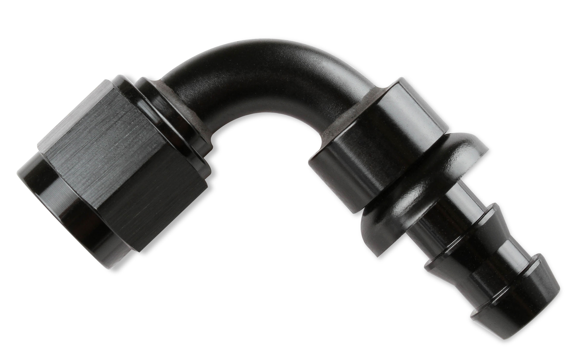 PartzBiz CM 209010-BL - -10 90 DEG HOSE END PUSH-ON BLACK