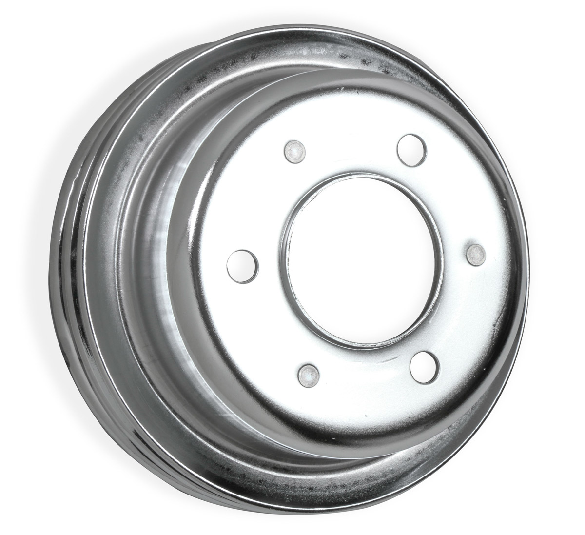 PartzBiz CM 8830MRG - Mr. Gasket Chrome Crankshaft Pulley - Double Groove