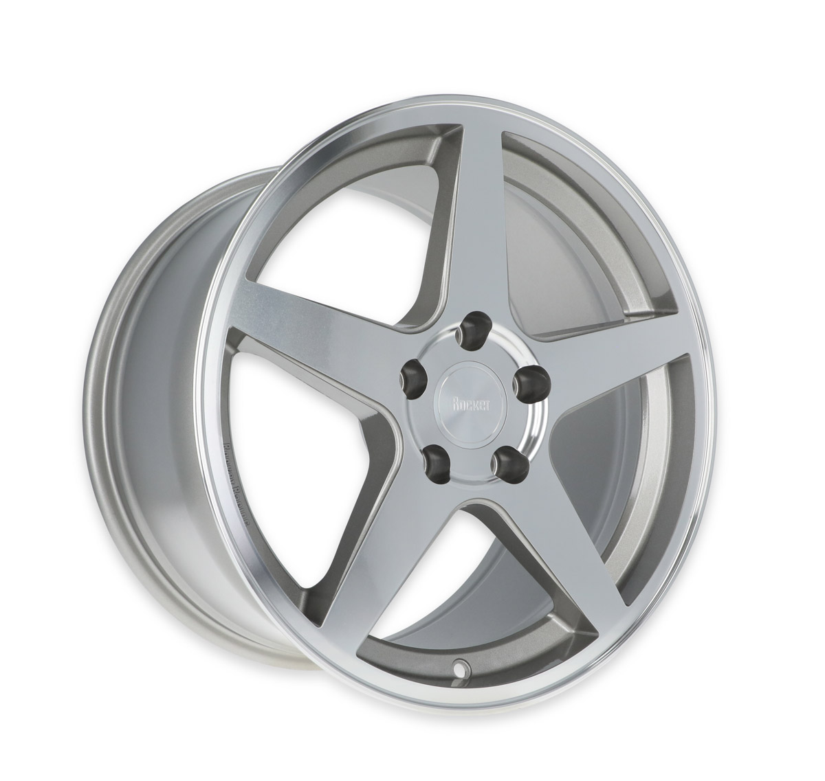 PartzBiz CM TTR29-8116188-A - Rocket Racing Wheels - Flare - Titanium/Machined