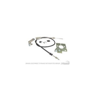 PartzBiz CM C9ZZ-CCK - 69-70 Clutch Cable Kit for T5 and Tremec